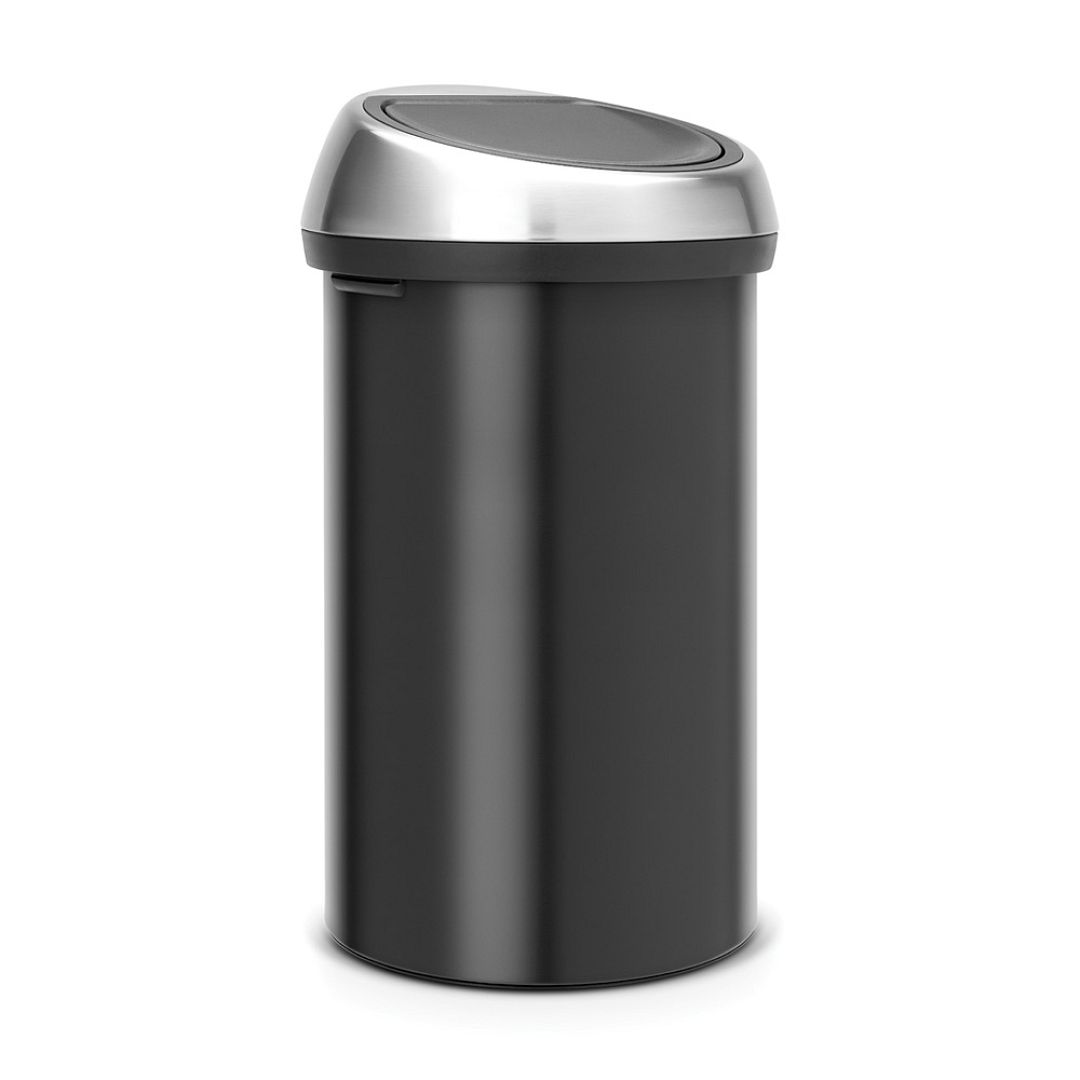 Touch Bin, 60L Matt Black 8710755402548 Brabantia 96dpi 1000x1000px 7 NR 14279