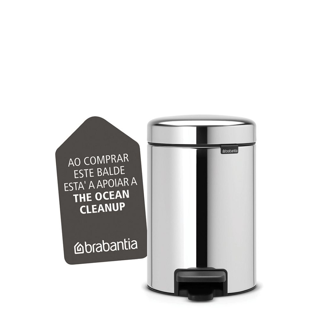 Pedal Bin newIcon, 3L Brilliant Steel 8710755113147 Brabantia 1000x1000px 7 NR 9744