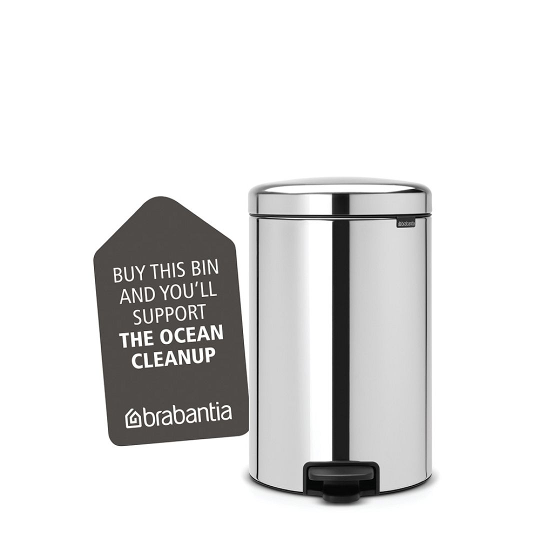 Pedal Bin newIcon, 20L Brilliant Steel 8710755113987 Brabantia 1000x1000px 7 NR 9894