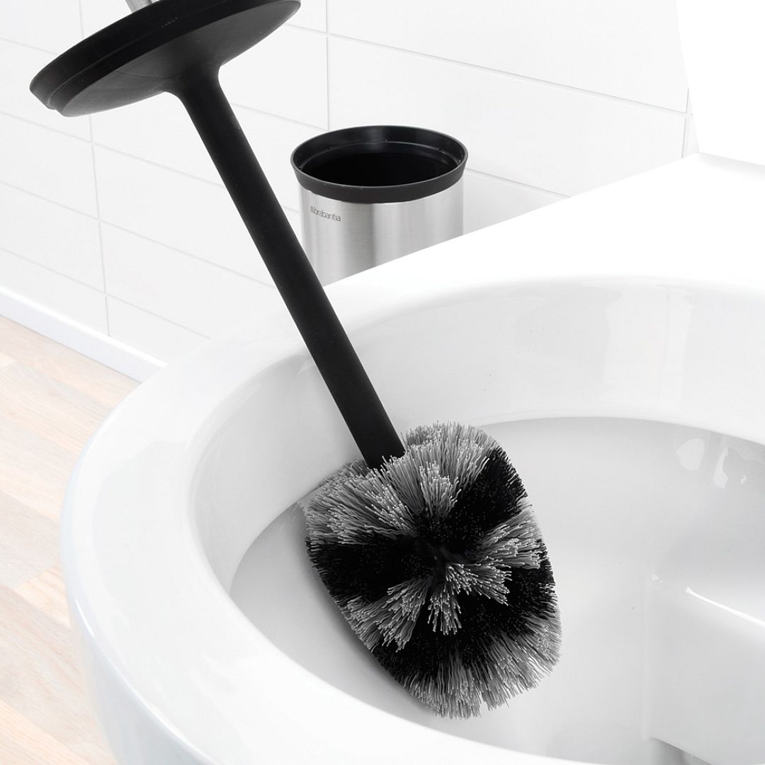 Toilet Brush and Holder, Profile Matt Steel 8710755427183 Brabantia 1000x1000px 7 NR 4854