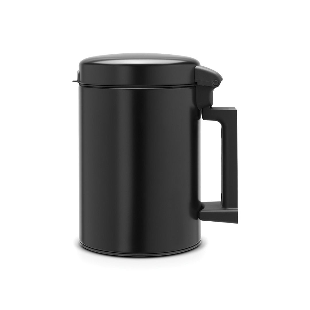 Wall mounted bin newIcon, 3L Matt Black 8710755116247 Brabantia 1000x1000px 7 NR 8277