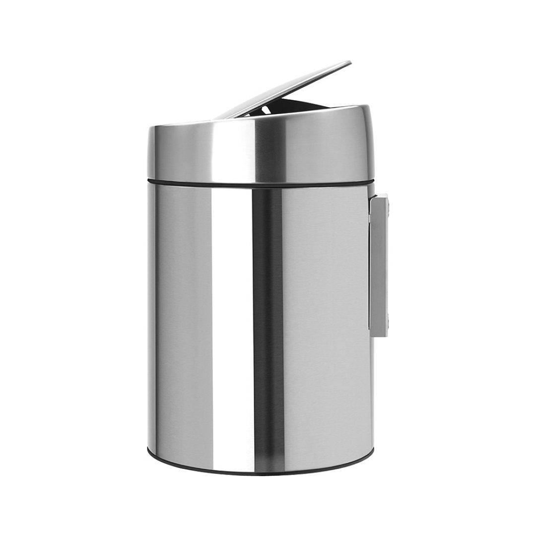 Slide Bin, 5L Matt Steel Fingerprint Proof 8710755477546 Brabantia 1000x1000px 7 NR 5403