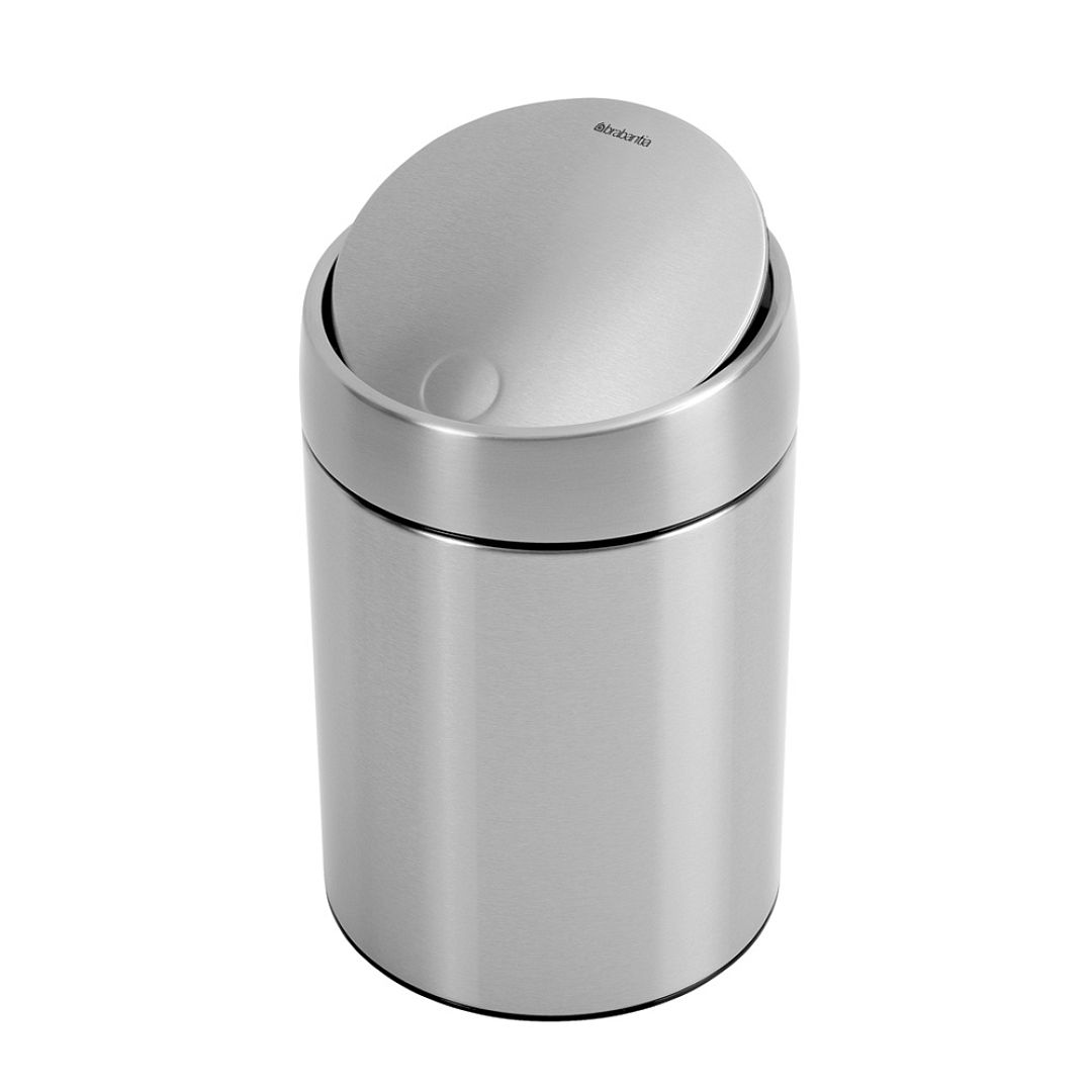 Slide Bin, 5L Matt Steel Fingerprint Proof 8710755477546 Brabantia 1000x1000px 7 NR 5416