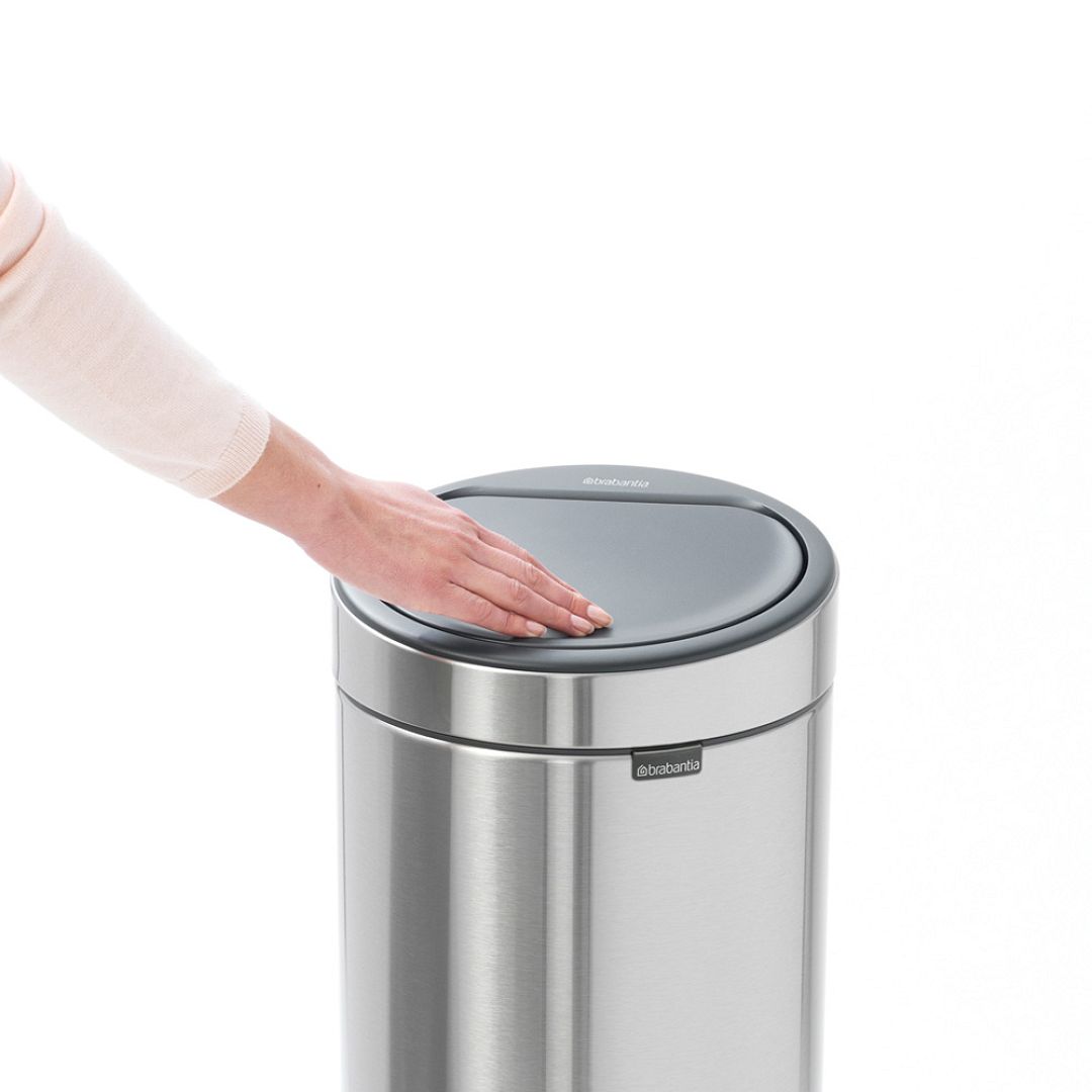 Touch Bin New, 30L Matt Steel Fingerprint Proof 8710755115462 Brabantia 96dpi 1000x1000px 7 NR 13421