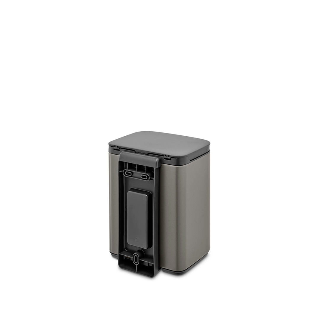 Bo Waste Bin, 4L Platinum 8710755222504 Brabantia 96dpi 1000x1000px 7 NR 30101