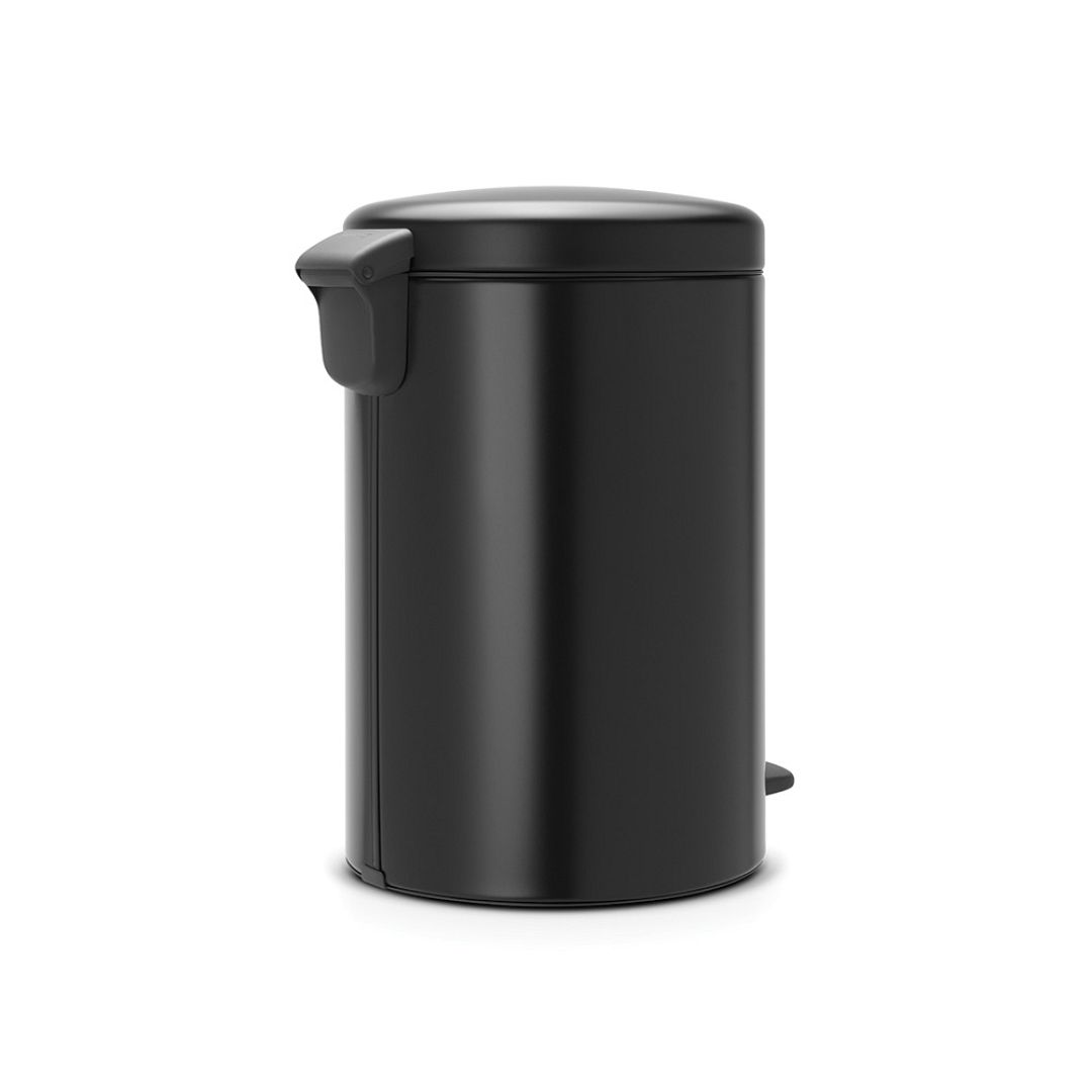 Pedal Bin newIcon, 20L Matt Black 8710755114106 Brabantia 1000x1000px 7 NR 7877