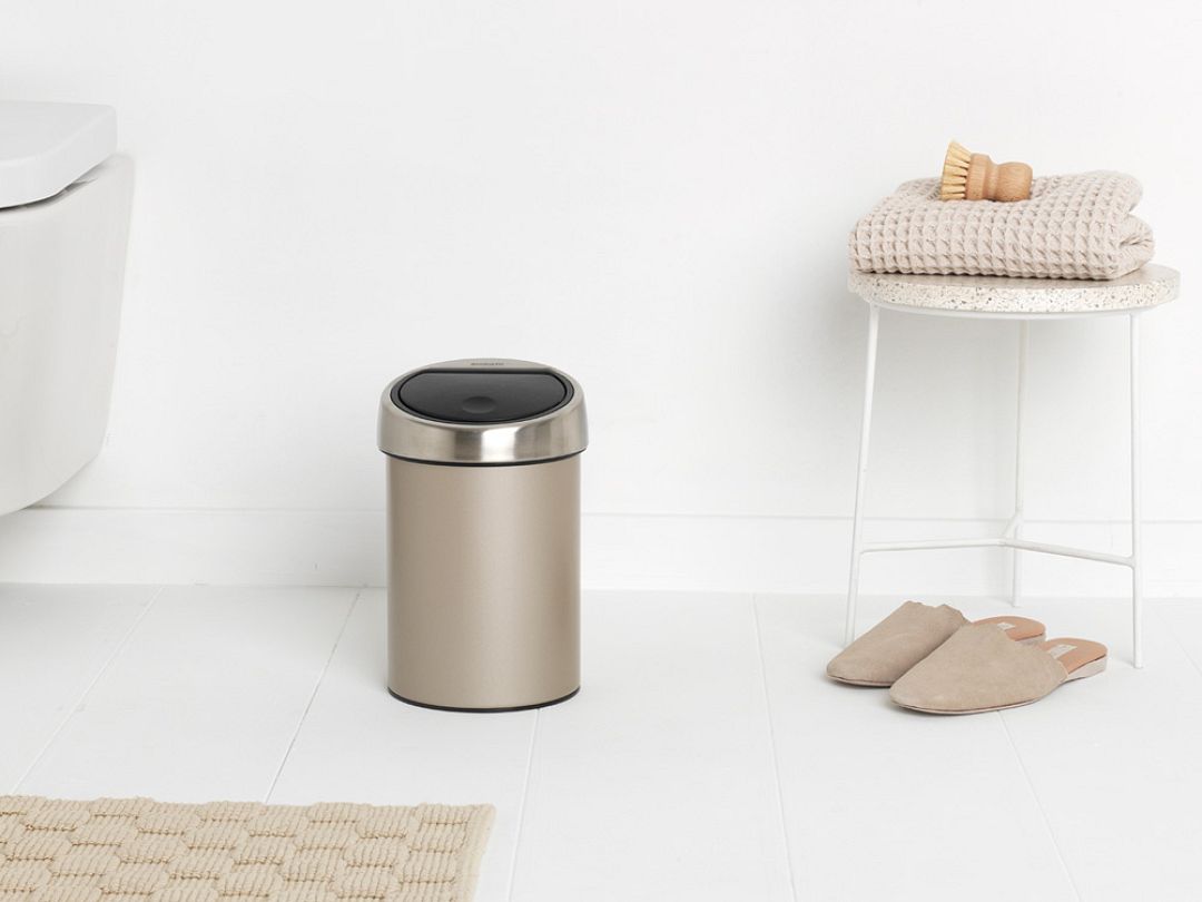 Touch Bin, 3L Champagne 8710755304668 Brabantia 96dpi 1000x750px 7 NR 21059