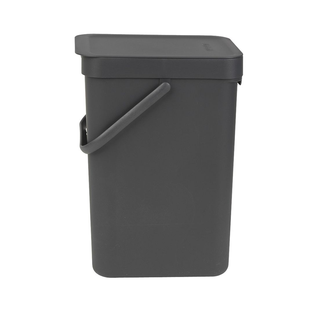 Sort & Go Waste Bin, 12L Grey 8710755109805 Brabantia 1000x1000px 7 NR 1272