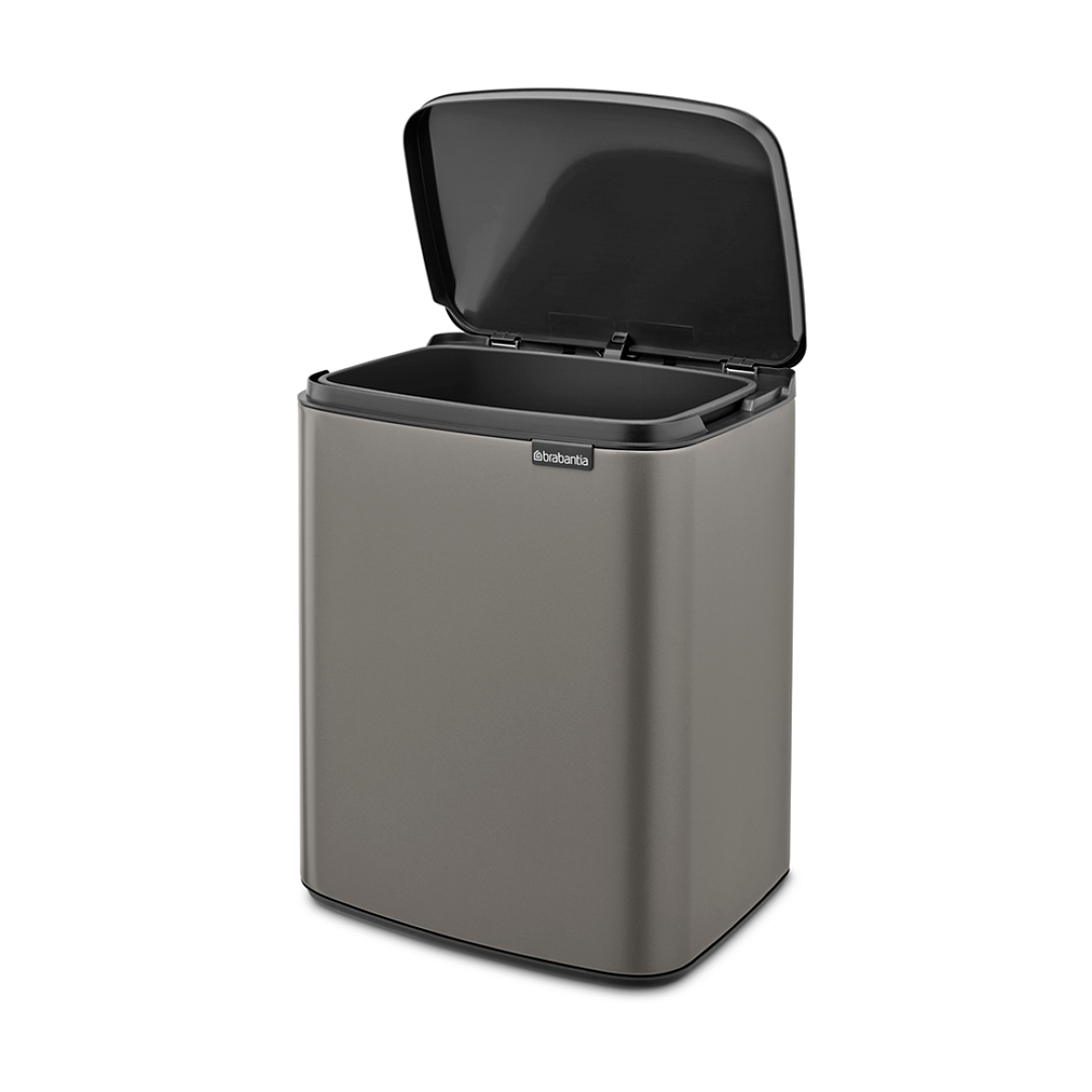 Bo Waste Bin, 12L Platinum 8710755230387 Brabantia 96dpi 1000x1000px 7 NR 30187