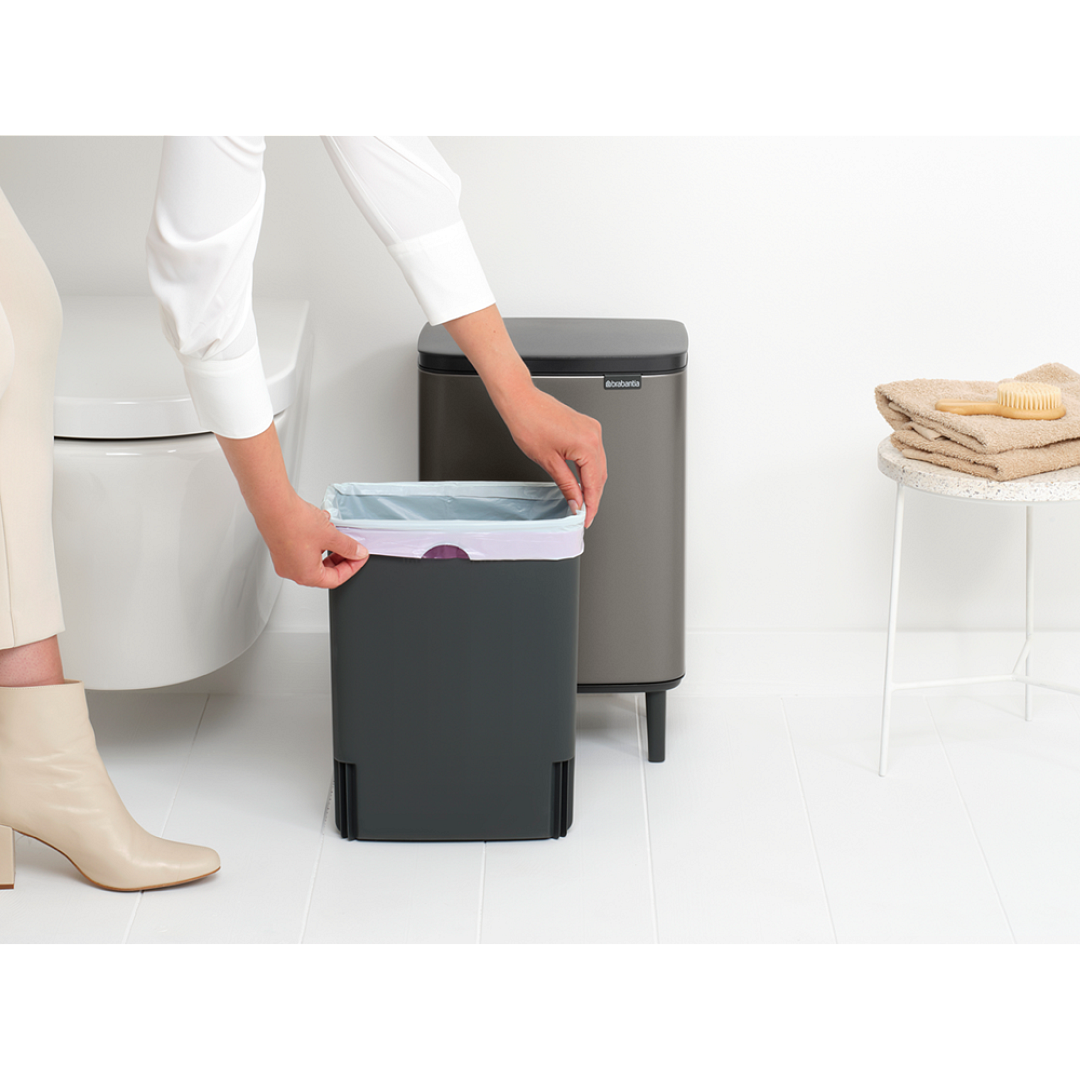 Bo Waste Bin Hi, 12L Platinum 8710755227288 Brabantia 96dpi 1000x1000px 7 NR 30482