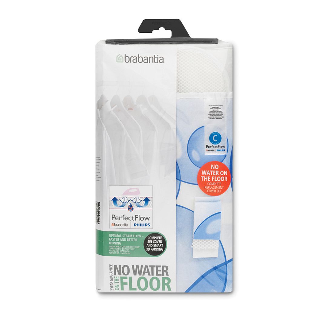 Ironing Board Cover C, PerfectFlow Bubbles 8710755100703 Brabantia 1000x1000px 7 NR 558