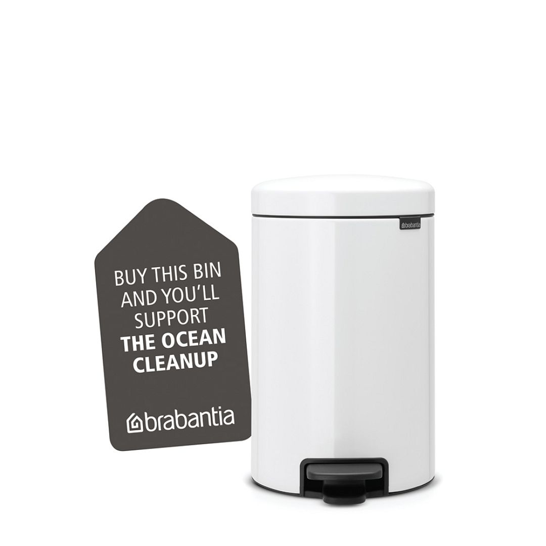 Pedal Bin newIcon, 12L White 8710755113864 Brabantia 1000x1000px 7 NR 9864