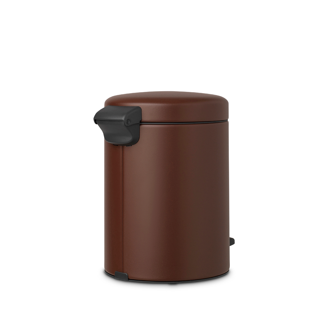 NewIcon Pedal Bin, 5L Mineral Cosy Brown 8710755208546 Brabantia 96dpi 1000x1000px 7 NR 26486