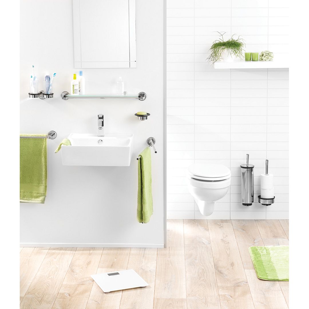 Digital Bathroom Scales, Battery Powered White 8710755483127 Brabantia 1000x1000px 7 NR 6131