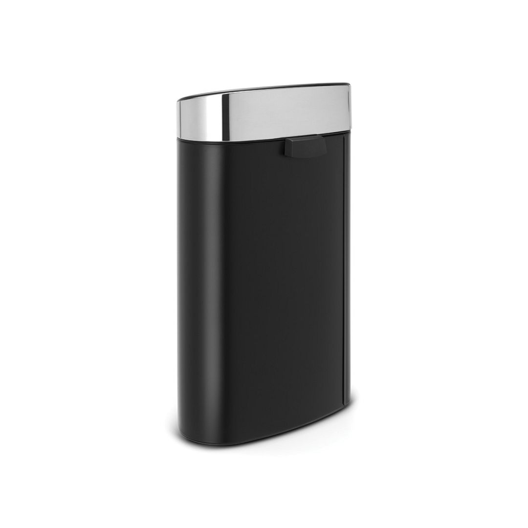 Touch Bin New, 40L Matt Black 8710755114847 Brabantia 96dpi 1000x1000px 7 NR 13323