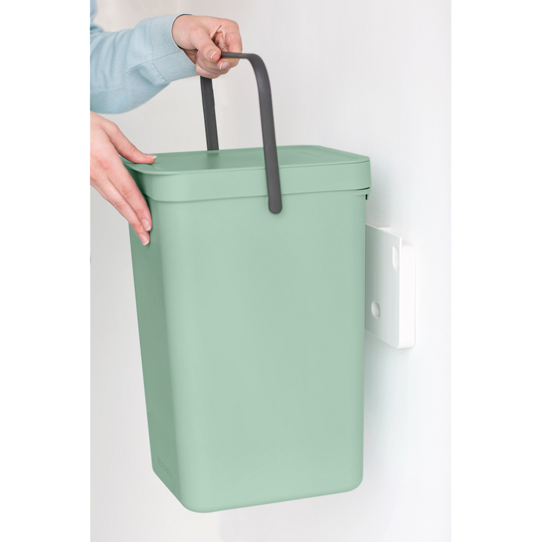 Sort & Go Waste Bin, 16L Jade Green 8710755211867 Brabantia 96dpi 1000x1000px 7 NR 25773