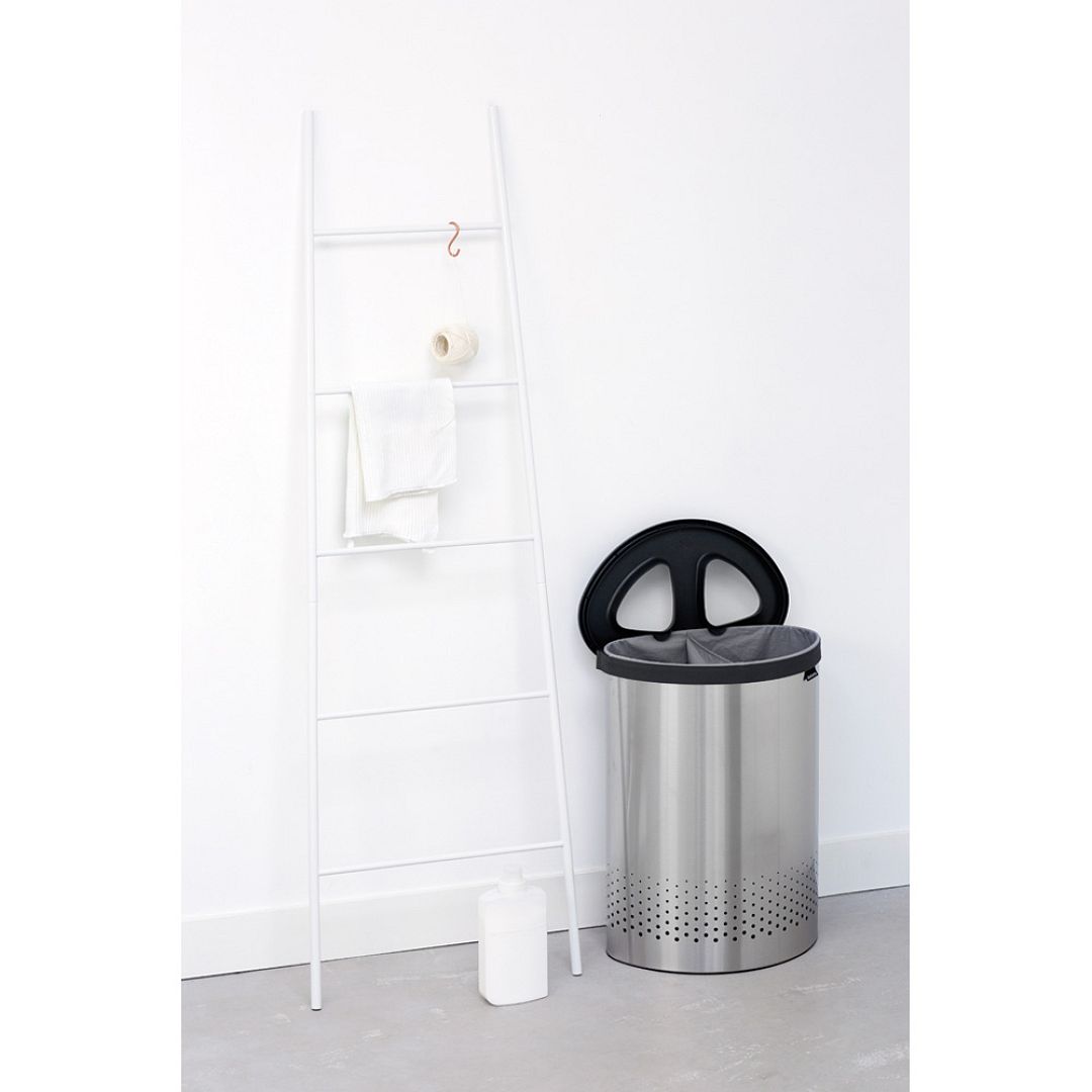 Laundry Bin, 55L, Selector Matt Steel 8710755105029 Brabantia 1000x1000px 7 NR 2252