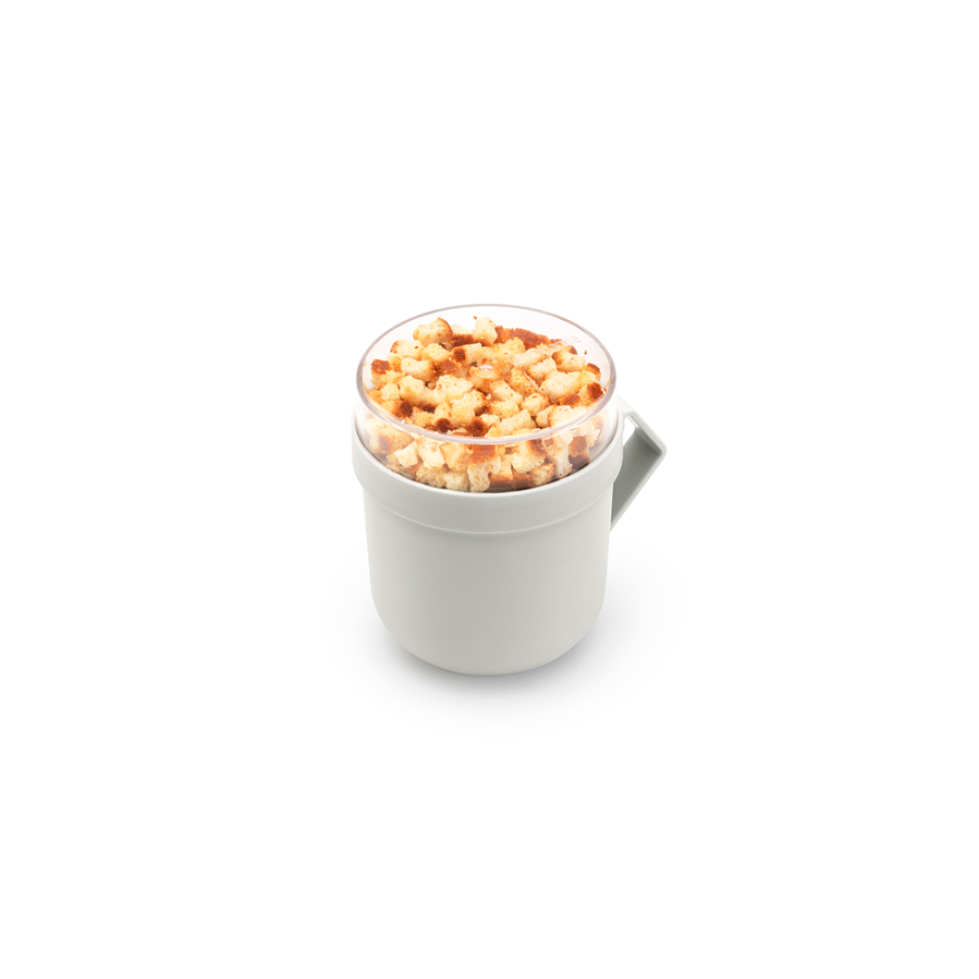 Make & Take Soup Mug, 0.6L Light Grey 8710755203848 Brabantia 96dpi 1000x1000px 7 NR 28000