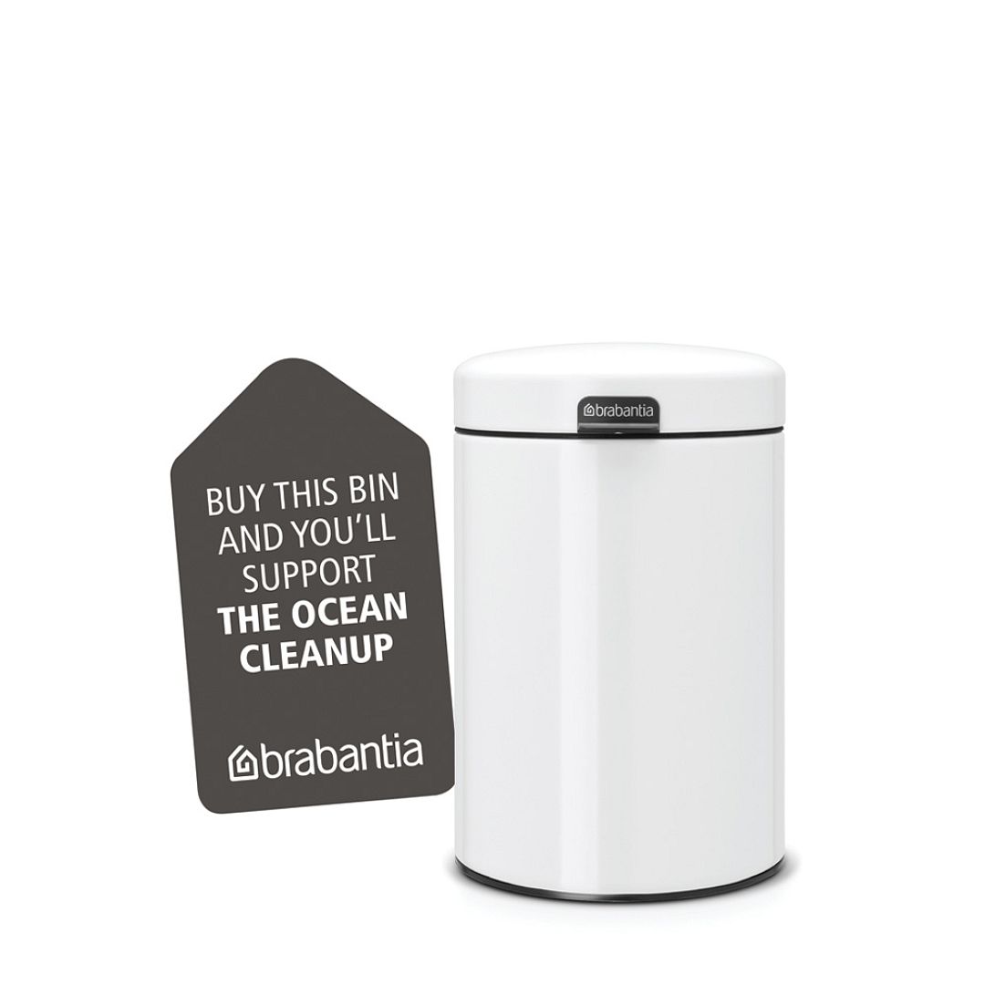 Wall mounted bin newIcon, 3L White 8710755115523 Brabantia 1000x1000px 7 NR 10045