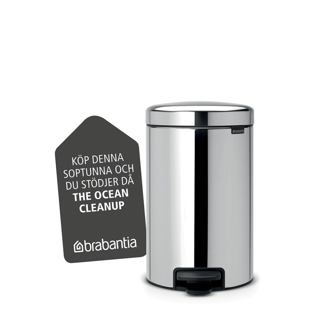 Pedal Bin newIcon, 12L Brilliant Steel 8710755113581 Brabantia 1000x1000px 7 NR 9815