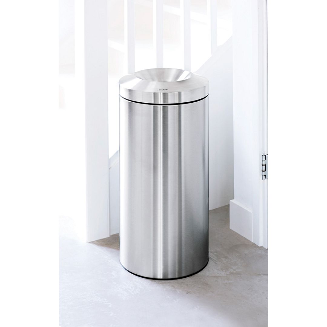 Flame Guard Waste Paper Bin, 30L Matt Steel 8710755378621 Brabantia 1000x1000px 7 NR 3219