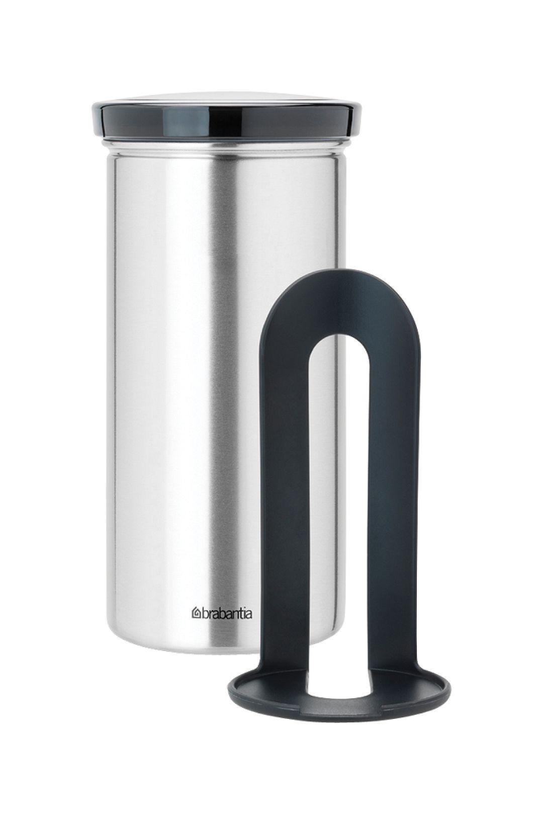 Coffee Pad Canister, 18 pcs Capacity Matt Steel Fingerprint Proof 8710755476228 Brabantia 680x1024px E NR 5280