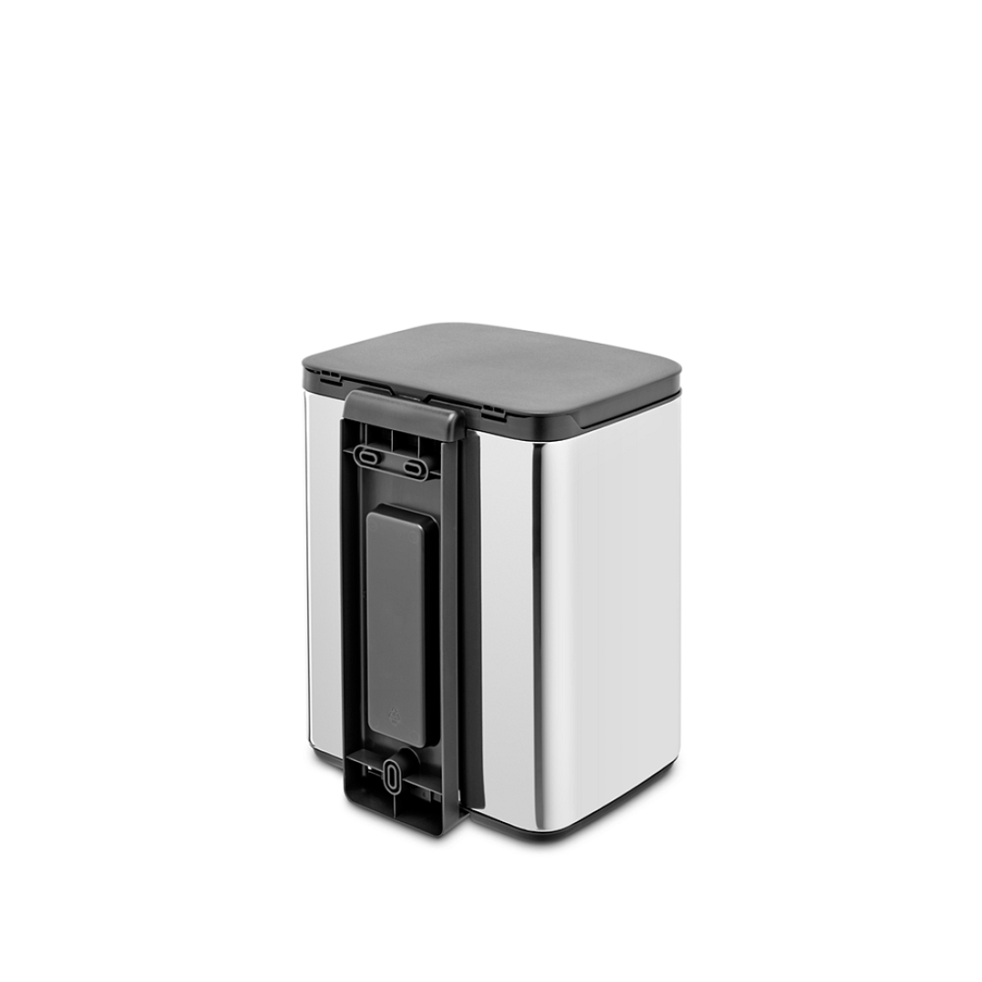 Bo Waste Bin, 7L Brilliant Steel 8710755222948 Brabantia 96dpi 1000x1000px 7 NR 30156