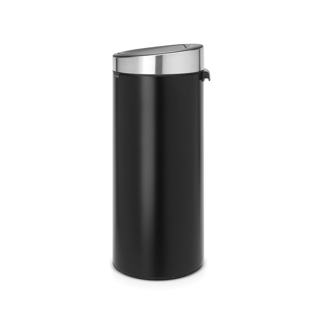 Touch Bin New, 30L Matt Black 8710755115448 Brabantia 96dpi 1000x1000px 7 NR 13411