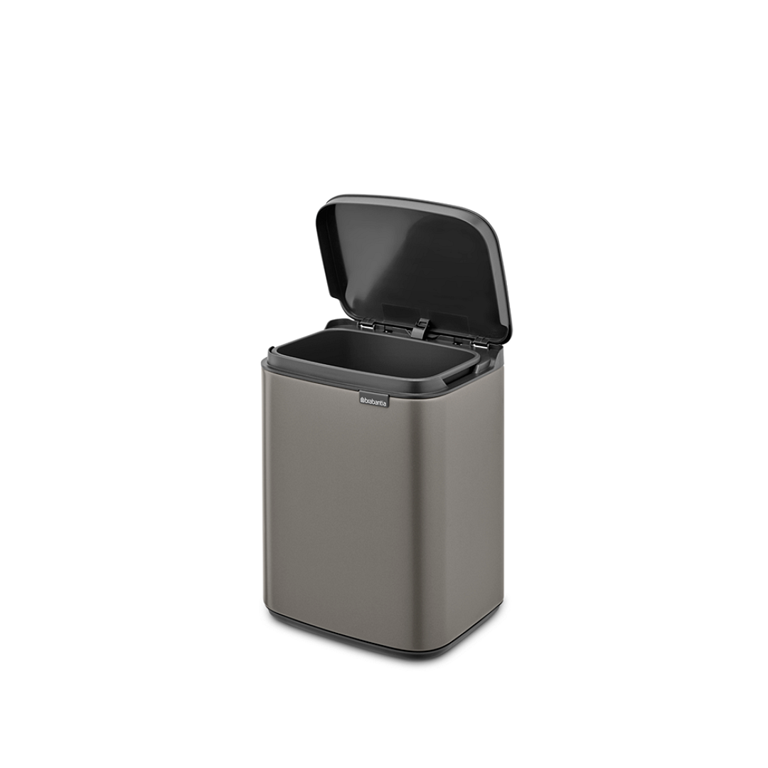 Bo Waste Bin, 4L Platinum 8710755222504 Brabantia 96dpi 1000x1000px 7 NR 30099