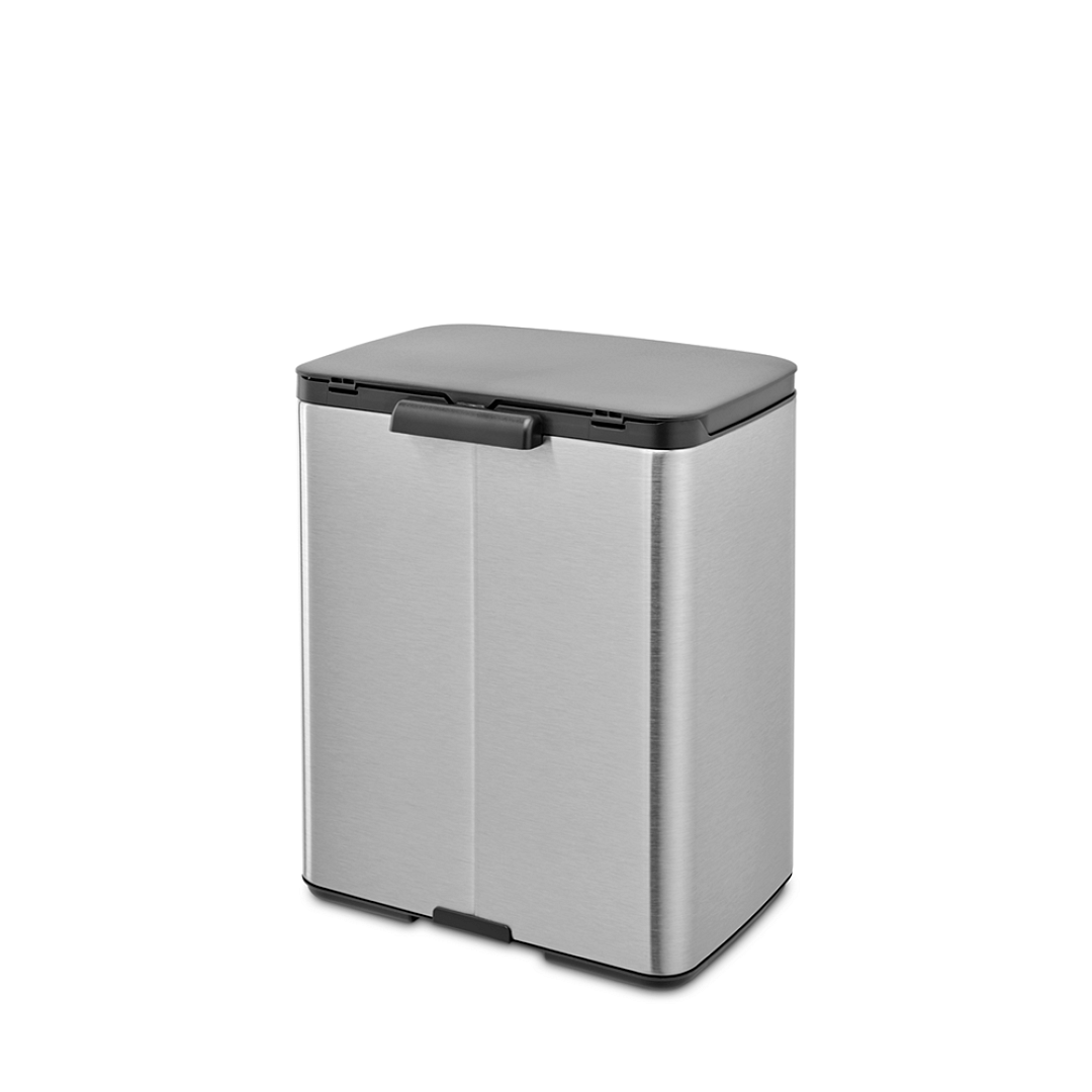 Bo Waste Bin, 12L Matt Steel Fingerprint Proof 8710755230486 Brabantia 96dpi 1000x1000px 7 NR 30200