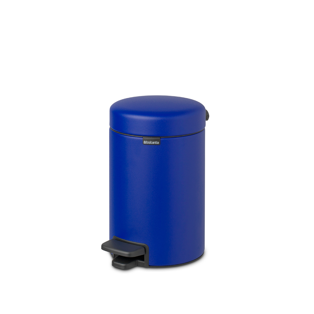 NewIcon Pedal Bin, 3L Mineral Powerful Blue 8710755204562 Brabantia 96dpi 1000x1000px 7 NR 26612