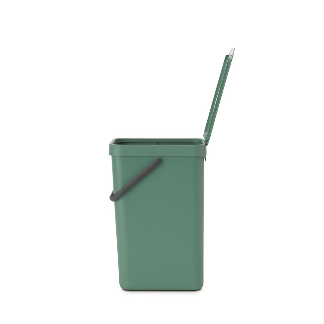 Sort & Go Waste Bin, 16L Fir Green 8710755129827 Brabantia 96dpi 1000x1000px 7 NR 21361