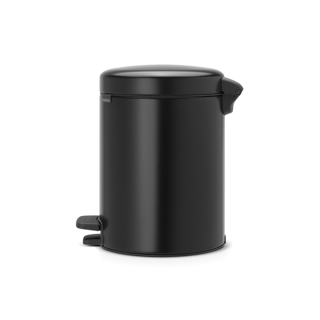 Pedal Bin newIcon, 5L Matt Black 8710755112928 Brabantia 1000x1000px 7 NR 1439