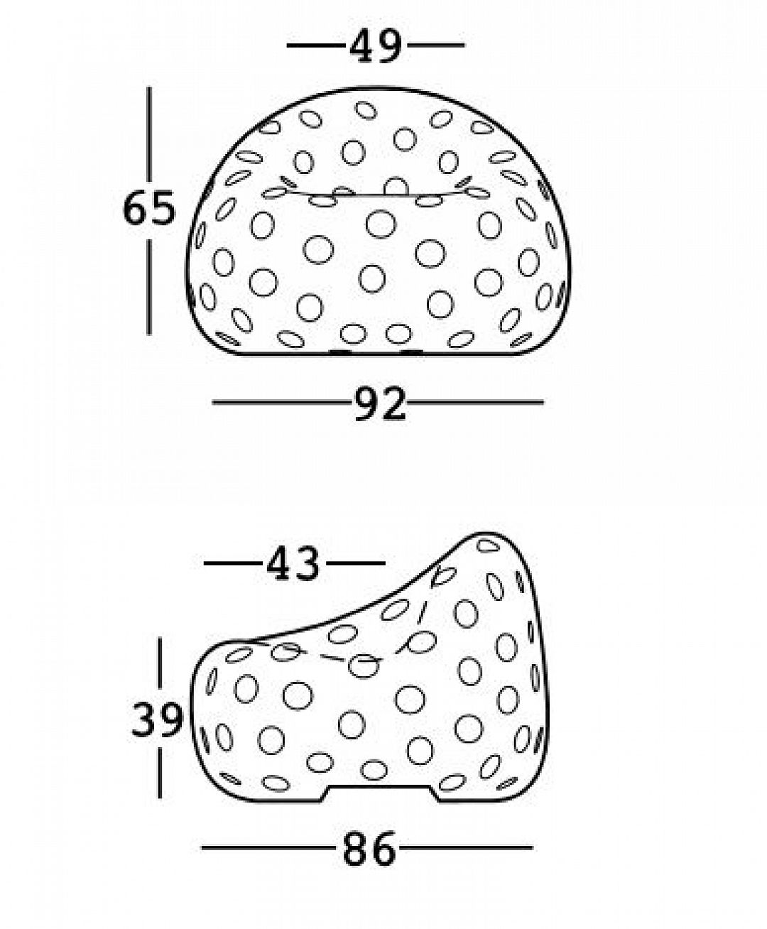 Křeslo AIRBALL, PLUST