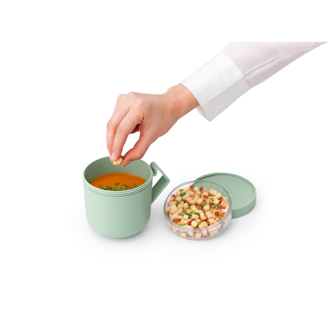 Make & Take Soup Mug, 0.6L Jade Green 8710755203862 Brabantia 96dpi 1000x1000px 7 NR 28395