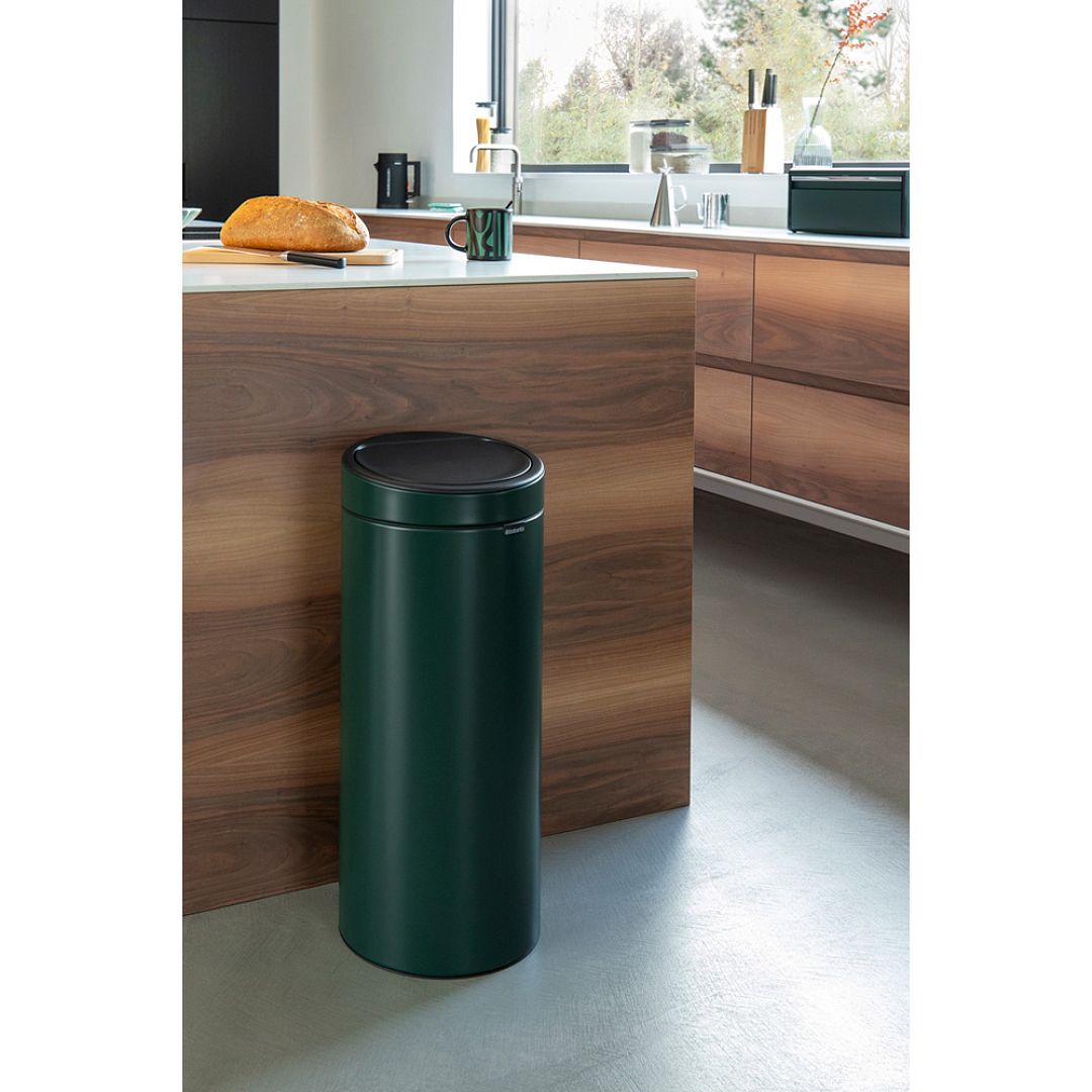 Touch Bin New, 30L Pine Green 8710755304262 Brabantia 96dpi 1000x1000px 7 NR 20400