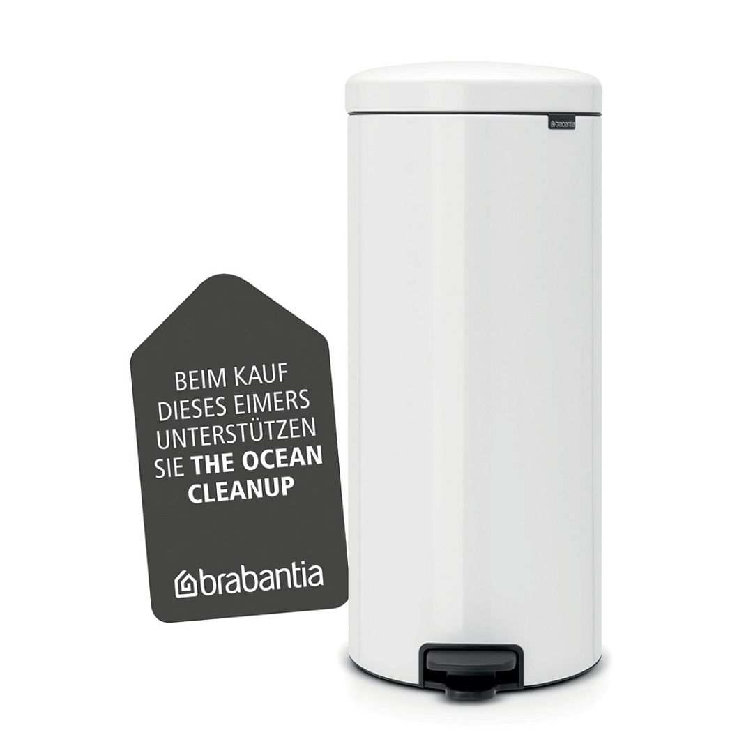 Pedal Bin newIcon, 30L White 8710755114748 Brabantia 1000x1000px 7 NR 10024