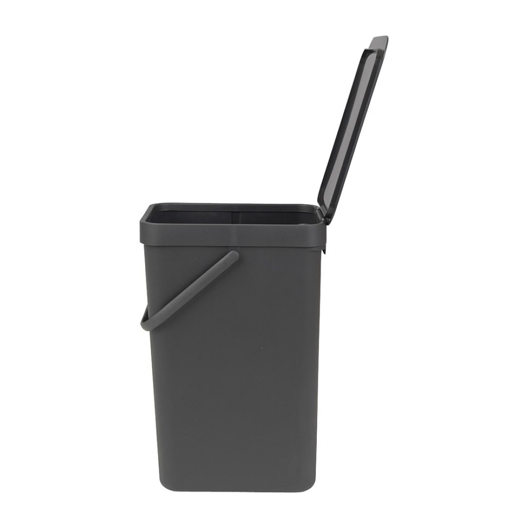 Sort & Go Waste Bin, 16L Grey 8710755109966 Brabantia 1000x1000px 7 NR 1289