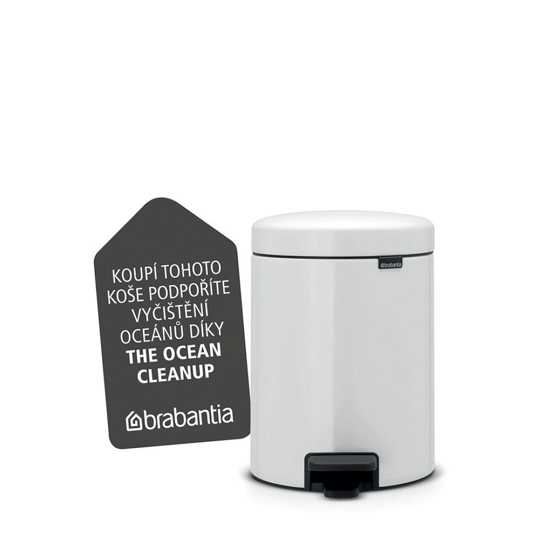 Pedal Bin newIcon, 5L White 8710755112065 Brabantia 1000x1000px 7 NR 9620