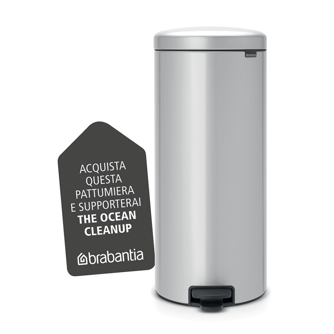 Pedal Bin newIcon, 30L Metallic Grey 8710755114465 Brabantia 1000x1000px 7 NR 9992