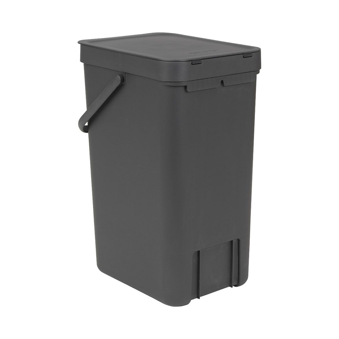 Sort & Go Waste Bin, 16L Grey 8710755109966 Brabantia 1000x1000px 7 NR 1290