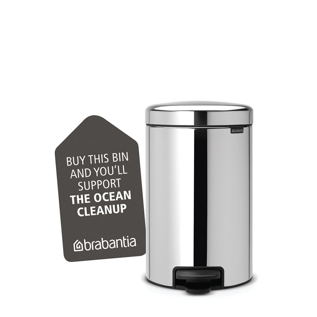 Pedal Bin newIcon, 12L Brilliant Steel 8710755113888 Brabantia 1000x1000px 7 NR 9869