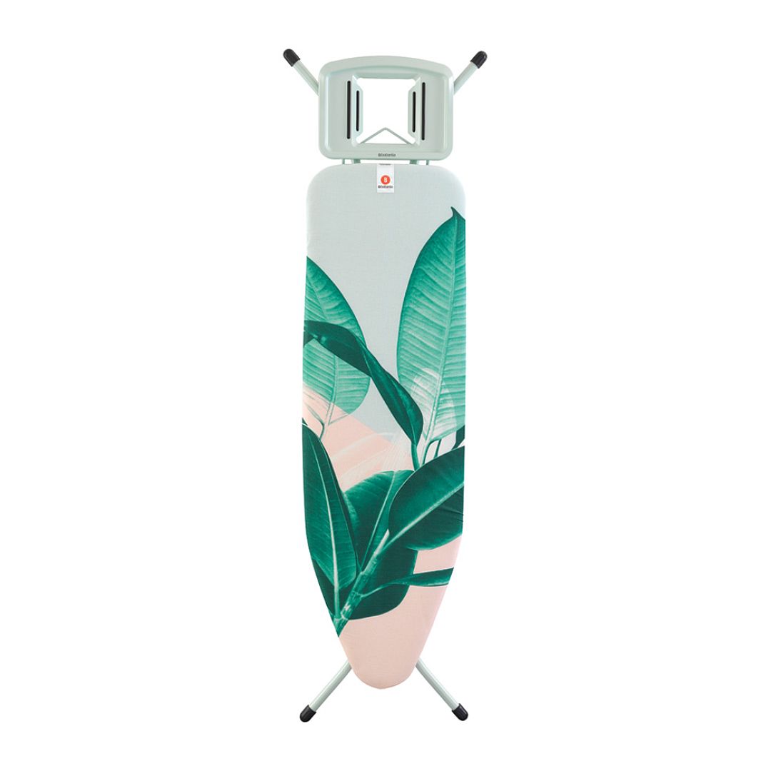 Ironing Board B, 124x38cm, SSIR Tropical Leaves 8710755118364 Brabantia 1000x1000px 7 NR 12377