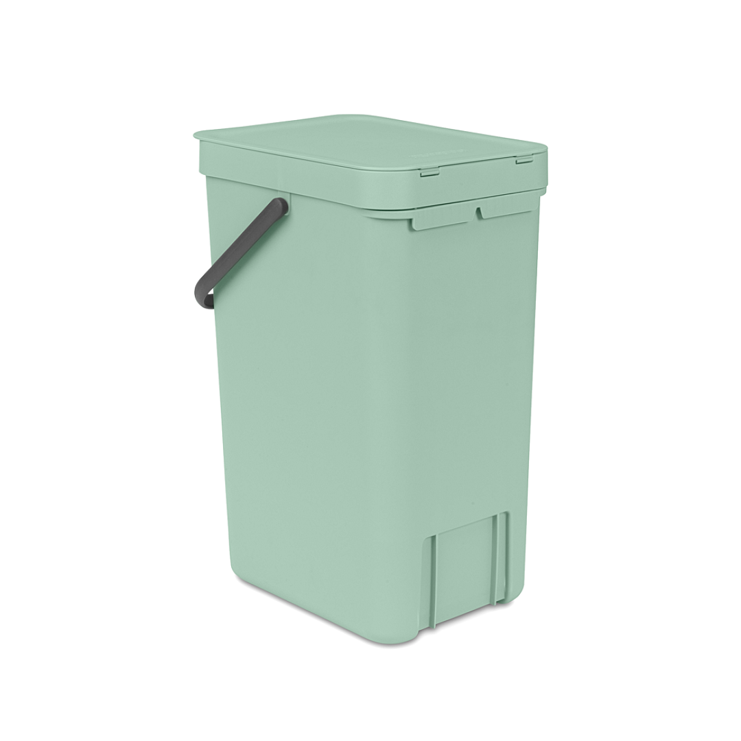 Sort & Go Waste Bin, 16L Jade Green 8710755211867 Brabantia 96dpi 1000x1000px 7 NR 25727