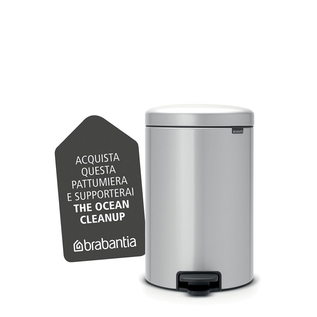 Pedal Bin newIcon, 20L Metallic Grey 8710755114069 Brabantia 1000x1000px 7 NR 9910