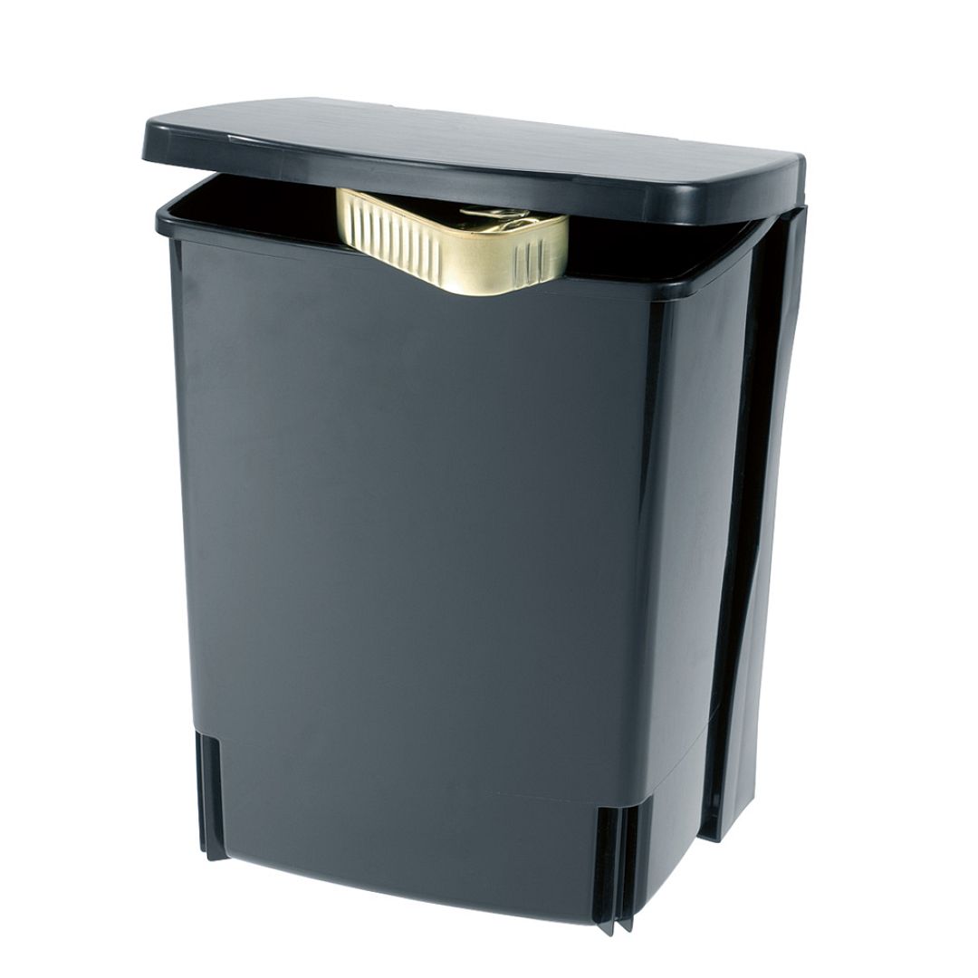 Built in Bin, 10L, Rectangular Black 8710755395246 Brabantia 1000x1000px 7 NR 4448