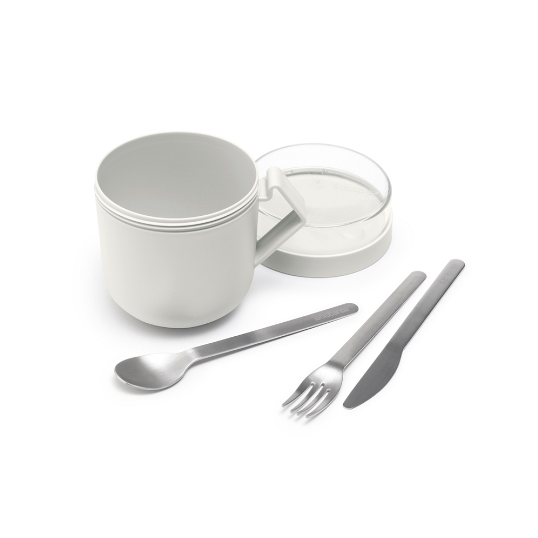 Make & Take Soup Mug, 0.6L Light Grey 8710755203848 Brabantia 96dpi 1000x1000px 7 NR 28002