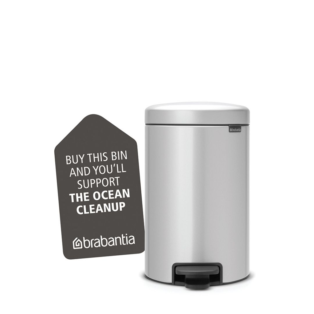 Pedal Bin newIcon, 12L Metallic Grey 8710755113680 Brabantia 1000x1000px 7 NR 9836