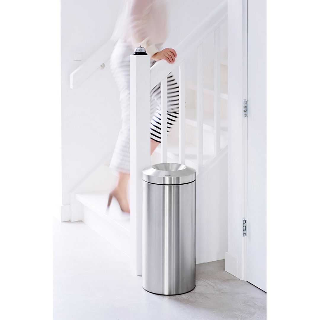 Flame Guard Waste Paper Bin, 30L Matt Steel 8710755378621 Brabantia 1000x1000px 7 NR 3220