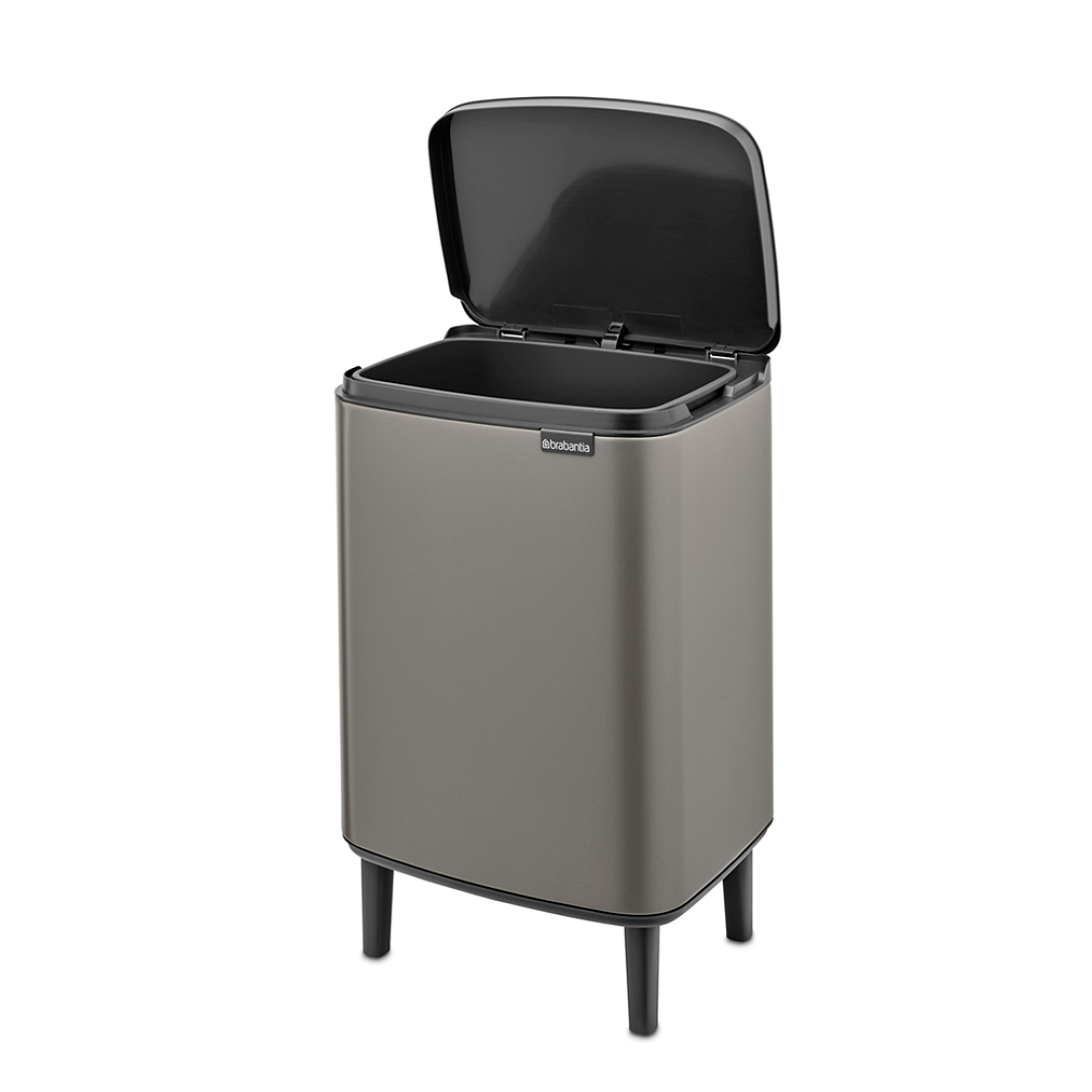 Bo Waste Bin Hi, 12L Platinum 8710755227288 Brabantia 96dpi 1000x1000px 7 NR 30272